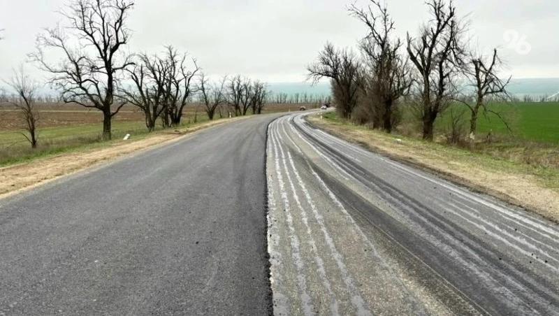 Участок краевой дороги, связывающей Ставрополье и Калмыкию, готов на 40%