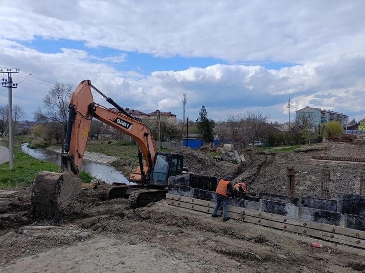 В Александровском округе Ставрополья ремонтируют мост