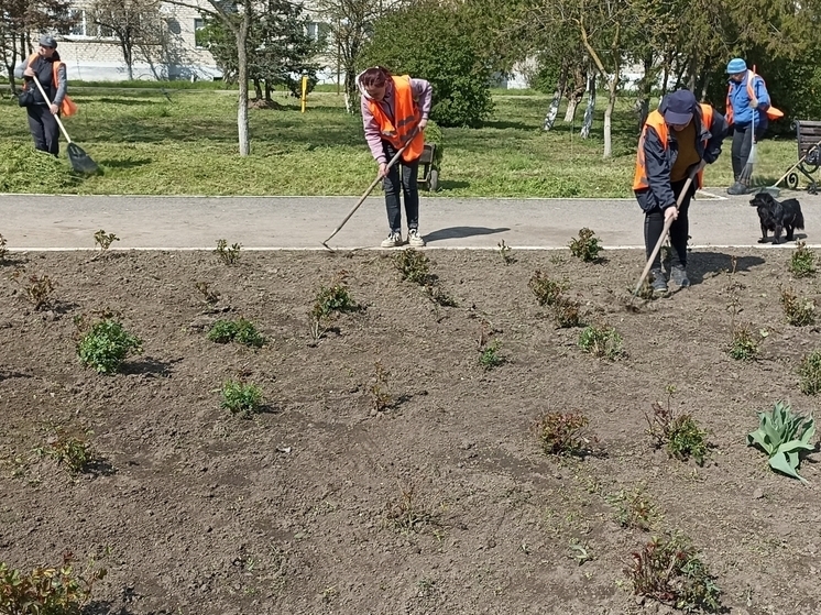 В Благодарненском округе Ставрополья провели уборку в парках и аллеях