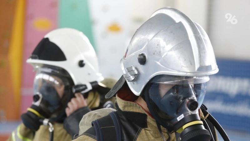 В ингушском селе загорелся цех по производству клея