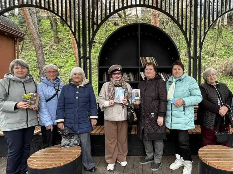 В Кисловодске стартовал летний библиотечный сезон на парклетах