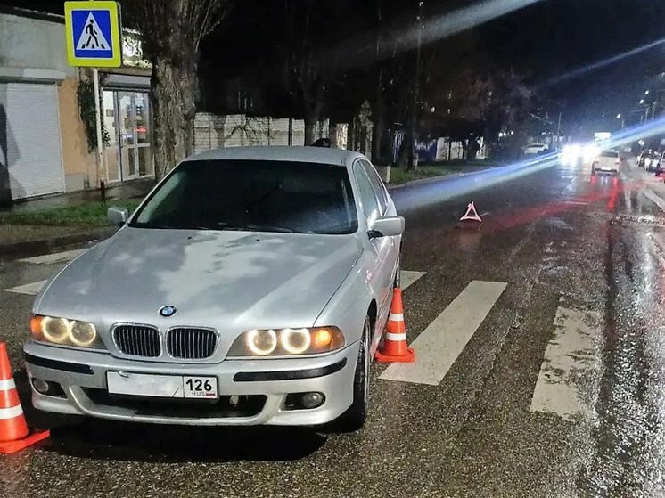 В Кисловодске водитель BMW сбил женщину на «зебре»: пешеход госпитализирована