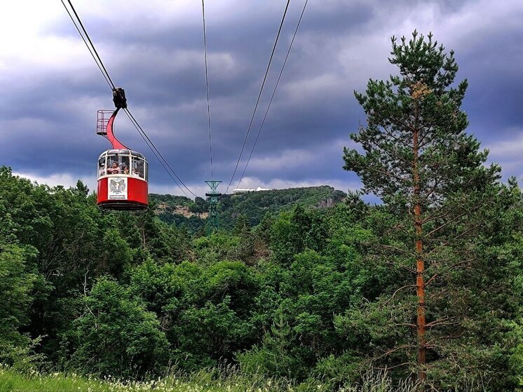 В Кисловодске запустили канатку