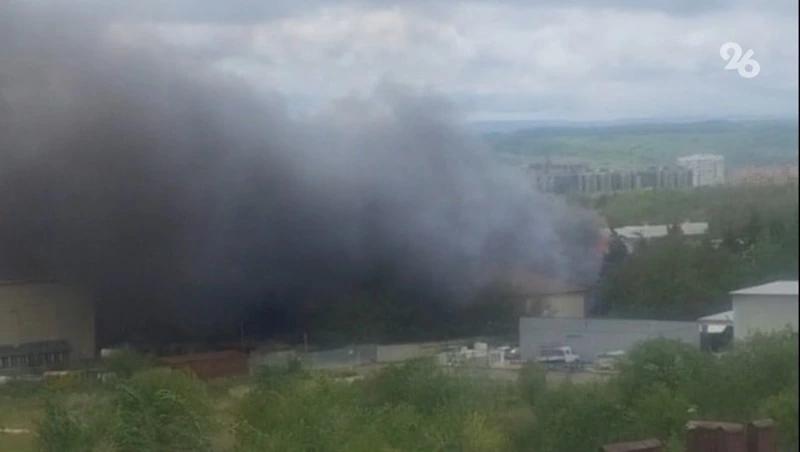 Два человека пострадали при взрыве газовоза на улице Ермолова в Пятигорске
