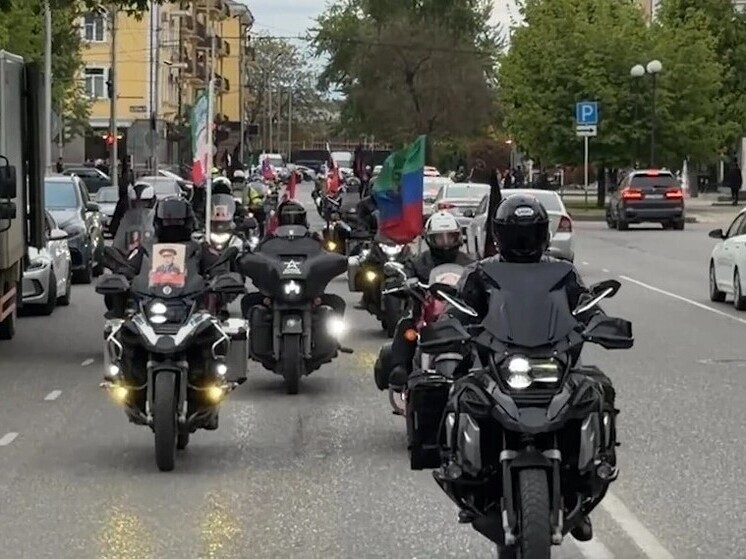 Грозный стал одной из точек маршрута международного мотомарша