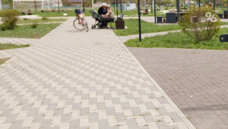 Новый тротуар обустроили в селе Греческом Минераловодского округа