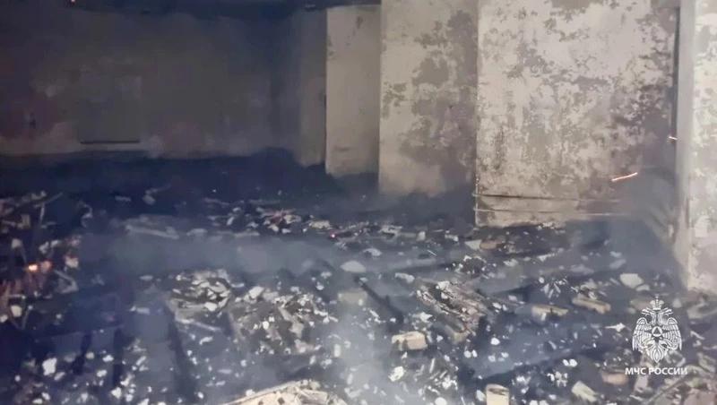 Пожар в заброшенном здании потушили в Минводах