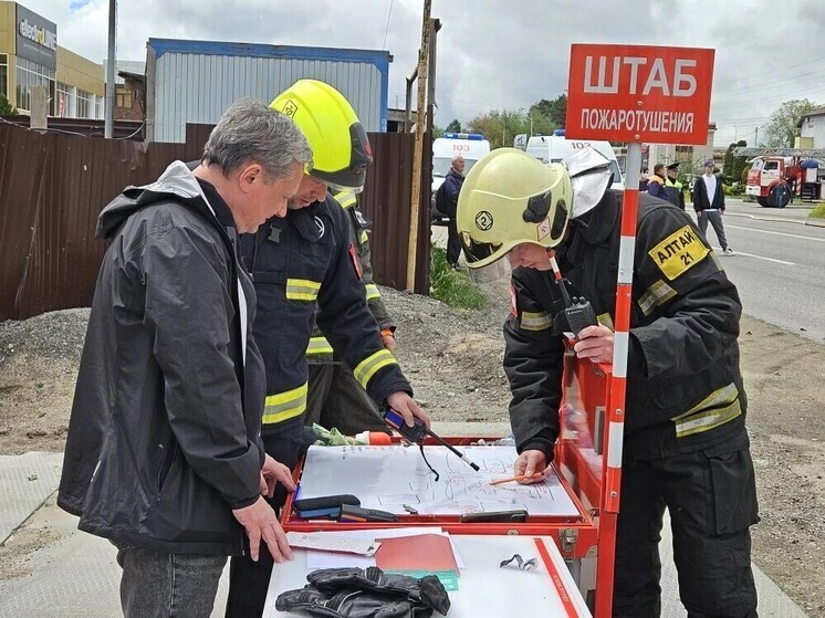 Пожару в Пятигорске присвоили повышенный ранг сложности