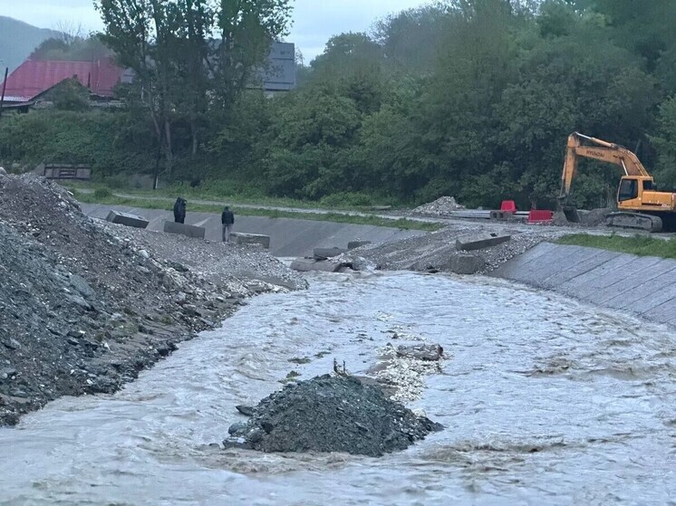 Уровень воды в реке Хеу в КБР поднялся до критических отметок