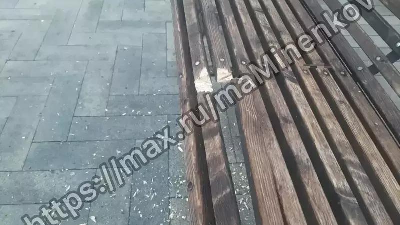Вандалы пропилили лавочки на обновлённом бульваре в Невинномысске